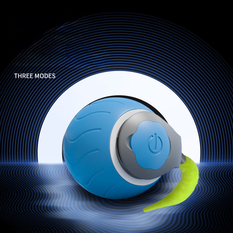 Speedy Tail Cat Toy,Interactive Cat Toy For Indoor Cats,Cat Ball Toy,Interactive Cat Toy Ball,Two Speed Adjustment,USB Rechargeable - Image 4