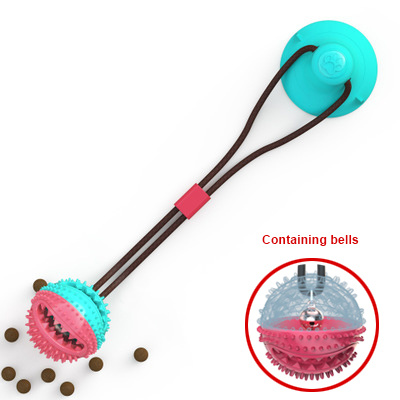 Dog Toys Silicon Suction Cup Tug Interactive Dog Ball Toy For Pet Chew Bite Tooth Cleaning Toothbrush Feeding Pet Supplies - Image 4