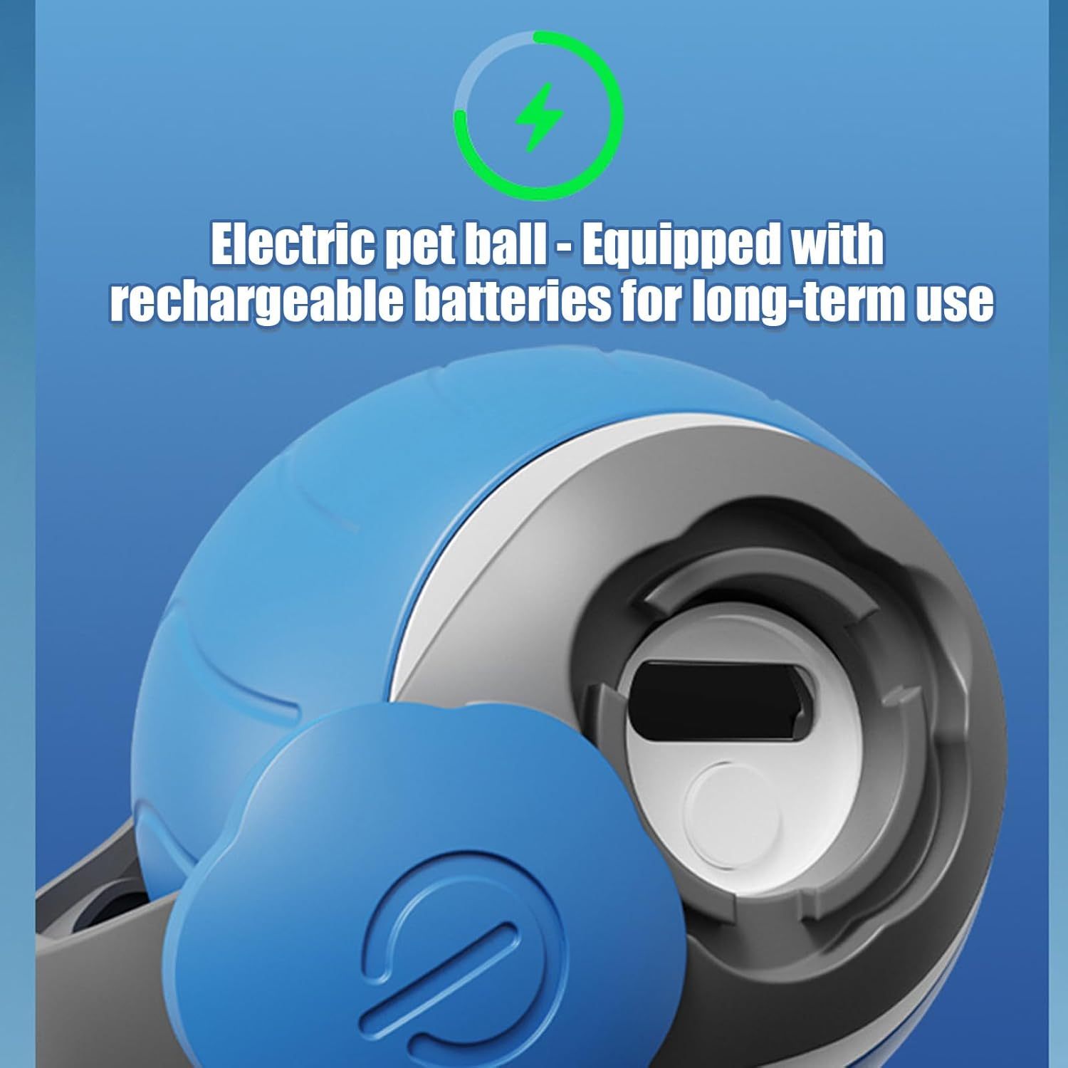 Speedy Tail Cat Toy,Interactive Cat Toy For Indoor Cats,Cat Ball Toy,Interactive Cat Toy Ball,Two Speed Adjustment,USB Rechargeable - Image 2