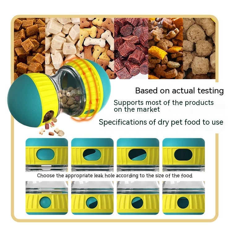 Food Dispensing Dog Toy Tumbler Leaky Food Ball Puzzle Toys Interactive Slowly Feeding Protect Stomach Increase Intelligence Pets Toy Pet Products - Image 3