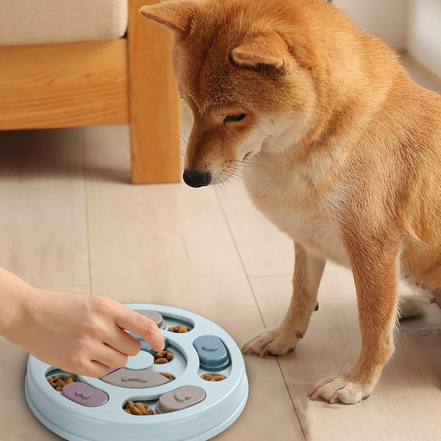 Dog Puzzle Toys Dogs Food Puzzle Feeder Toys For IQ Training Mental Enrichment Dog Treat Puzzle - Image 5