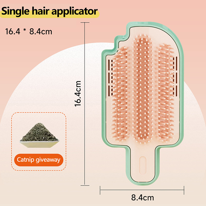 New Ice Cream Shape Cat Rubbing Itch Artifacts Corner Hair Rubbers Cat Self Hi Toys Mint Ball Feather Pet Cat Toys Pet Supplies - Image 2